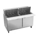 Beverage Air SPE60HC-24M 60" Mega Top Sandwich / Salad Prep Table w/ 2 Doors, 24 Pans, 16 cu. ft. 1 image