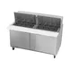 Beverage Air SPE60HC-24M 60" Mega Top Sandwich / Salad Prep Table w/ 2 Doors, 24 Pans, 16 cu. ft. 2 image