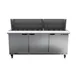 Beverage Air SPE72HC-30M 72" Mega Top Sandwich / Salad Prep Table w/ 3 Doors, 30 Pans, 20 cu. ft. 3 image