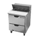 Beverage Air SPED27HC 27" One Section Sandwich/Salad Prep Table w/ 2 Drawers, 6 pans, 6.75 cu. ft. 2 image