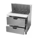 Beverage Air SPED32HC-12M-2 32" Mega Top Sandwich / Salad Prep Table w/ 2 Drawers, 12 Pans 4 image