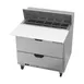 Beverage Air SPED36HC-10C-2 36" One Section Sandwich/Salad Prep Table w/ 2 Drawers, 10 Pans 2 image