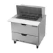 Beverage Air SPED36HC-12M-2 36" Mega Top Sandwich / Salad Prep Table w/ 2 Drawers, 12 Pans 2 image