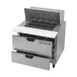 Beverage Air SPED36HC-12M-2 36" Mega Top Sandwich / Salad Prep Table w/ 2 Drawers, 12 Pans 4 image