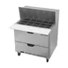 Beverage Air SPED36HC-15M-2 36" Mega Top Sandwich / Salad Prep Table w/ 2 Drawers, 15 Pans 2 image