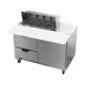 Beverage Air SPED48HC-08C-2 48" Two Section Sandwich/Salad Prep Table w/ 2 Drawers & 1 Door, 8 Pans 2 image