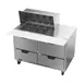 Beverage Air SPED48HC-12M-4 48" Mega Top Sandwich/Salad Prep Table w/ 4 Drawers, 12 Pans 2 image