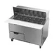Beverage Air SPED48HC-18M-2 48" Mega Top Sandwich/Salad Prep Table w/ 2 Drawers & 1 Door, 18 Pans 2 image