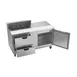 Beverage Air SPED60HC-08-2 60" Two Section Sandwich/Salad Prep Table w/ 2 Drawers & 1 Door, 8 Pans 3 image