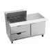 Beverage Air SPED60HC-12M-2 60" Mega Top Sandwich/Salad Prep Table w/ 2 Drawers & 1 Door, 12 Pans 1 image