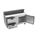 Beverage Air SPED60HC-16-2 60" Two Section Sandwich/Salad Prep Table w/ 2 Drawers & 1 Door, 16 Pans 3 image