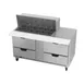 Beverage Air SPED60HC-18M-4 60" Mega Top Sandwich/Salad Prep Table w/ 4 Drawers, 18 Pans 2 image