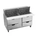 Beverage Air SPED60HC-24M-4 60" Mega Top Sandwich/Salad Prep Table w/ 4 Drawers, 24 Pans 1 image