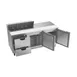 Beverage Air SPED72HC-10-2 72" Three Section Sandwich/Salad Prep Table w/ 2 Drawers & 2 Doors, 10 Pans 3 image