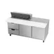 Beverage Air SPED72HC-10C-2 72" Three Section Sandwich/Salad Prep Table w/ 2 Drawers & 2 Doors, 10 Pans 2 image