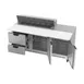 Beverage Air SPED72HC-12C-2 72" Sandwich/Salad Prep Table w/ 2 Drawers & 2 Doors, 12 Pans 4 image
