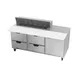 Beverage Air SPED72HC-12C-4 72" Sandwich/Salad Prep Table w/ 4 Drawers & 1 Door, 12 Pans 2 image