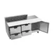Beverage Air SPED72HC-12C-4 72" Sandwich/Salad Prep Table w/ 4 Drawers & 1 Door, 12 Pans 3 image