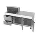 Beverage Air SPED72HC-12M-2 72" Mega Top Sandwich/Salad Prep Table w/ 2 Drawers & 2 Doors, 12 pans 4 image