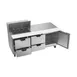 Beverage Air SPED72HC-12M-4 72" Mega Top Sandwich/Salad Prep Table w/ 4 Drawers & 1 Door, 12 Pans 3 image