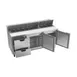 Beverage Air SPED72HC-18-2 72" Sandwich/Salad Prep Table w/ 2 Drawers & 2 Doors, 18 Pans 3 image
