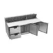 Beverage Air SPED72HC-18C-2 72" Sandwich/Salad Prep Table w/ 2 Drawers & 2 Doors, 18 Pans 3 image