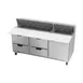 Beverage Air SPED72HC-18C-4 72" Sandwich/Salad Prep Table w/ 4 Drawers & 1 Door, 18 Pans 2 image