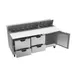 Beverage Air SPED72HC-18C-4 72" Sandwich/Salad Prep Table w/ 4 Drawers & 1 Door, 18 Pans 3 image