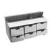 Beverage Air SPED72HC-18C-6 72" Three Section Sandwich/Salad Prep Table w/ 6 Drawers, 18 Pans 3 image
