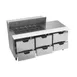 Beverage Air SPED72HC-18M-6 72" Mega Top Sandwich/Salad Prep Table w/ 6 Drawers, 18 Pans 3 image