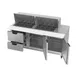 Beverage Air SPED72HC-24M-2 72" Mega Top Sandwich/Salad Prep Table w/ 2 Drawers & 2 Doors, 24 pans 4 image