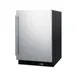 Summit SPFF51OS Outdoor Undercounter Freezer in Black, Stainless Steel Door, 4.72 cu. ft. 2 image