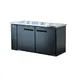 Spartan Refrig SBBB-60 60" 2 Section Back Bar Cooler with Solid Door 1 image