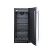 Summit SPR316OS 15" Built-in Stainless Steel Door Outdoor Refrigerator in Black, 3 cu.ft 3 image