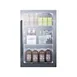 Summit SPR489OS 19" Glass Door Outdoor Refrigerator in Black, White Interior, 3.13 cu.ft 3 image