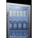 Summit SPR489OSCSS 19" Glass Door Outdoor Refrigerator in Stainless Steel, White Interior, 3.13 cu.ft 4 image