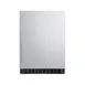 Summit SPR627OS 24" Built-in Stainless Steel Door Outdoor Refrigerator in Black, 4.6 cu. ft. 1 image