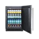 Summit SPR627OS 24" Built-in Stainless Steel Door Outdoor Refrigerator in Black, 4.6 cu. ft. 3 image