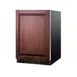 Summit SPR627OSIF 24" Built-in or Freestanding Outdoor Refrigerator in Black, Panel Ready Door, 4.6 cu. ft. 2 image