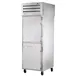 True STA1FPT-2HS-2HS-HC 28" 4-Half Solid Door Pass-Thru Freezer, Top Mounted, 31 cu. ft., Stainless Steel Exterior 1 image