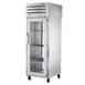 True STA1RPT-1G-1G-HC 27" 1-Section Pass-Thru Refrigerator w/ Front Glass & Rear Glass Door, Aluminum Interior-Stainless Floor 1 image