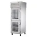 True STA1RPT-2HG-1S-HC 28" 1-Section Pass-Thru Refrigerator w/ Front 2 Glass Half & Rear Solid Full Door, Aluminum Interior-Stainless Floor 1 image