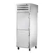 True STA1RPT-2HS-1G-HC 28" 1-Section Pass-Thru Refrigerator w/ Front 2 Solid Half & Rear Glass Full Door, Aluminum Interior-Stainless Floor 1 image