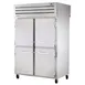 True STA2DT-4HS-HC 52" 2-Section Reach-In Refrigerator Freezer Combo w/ 4 Half Solid Doors 1 image