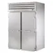 True STA2FRI-2S-HC 68" 2-Solid Door Roll-In Freezer, Top Mounted, 64 cu. ft., Stainless Steel Front 1 image