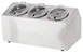 Steril-Sil CC-LTC-3SW - 3‑Comp Insulated Dispenser, Silver Includes SC‑750 + HC‑20‑X Lids Made in USA 1 image