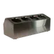 Steril-Sil CC-LTC-4 Insulated Condiment Dispenser, 4-Hole, 30 oz, Foamed Base, Stainless Steel Silver 1 image