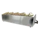 Steril-Sil CC-LTC-5SW 5-Comp Silver Bar, Ice-Cooled, SC-750 Containers & HC-20-X Lids, Made in USA 1 image