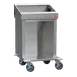 Steril-Sil CRT24-1HP Open Base Stainless Steel Food Pan Cart w/ (1) Full-Size Food Pan 1 image
