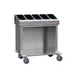 Steril-Sil CRT36-5TP Stainless Steel Dispensing Cart w/ 5 Third-Size Food Pans 3 image